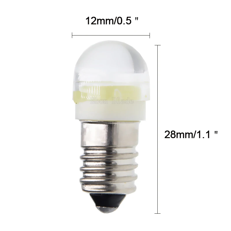2 x E10 1 SMD 1447 1 светодиодный Светодиодный светильник лампы 100LM Габаритные огни DC 12V винт База Светодиодный лампа светильник белый 6000K
