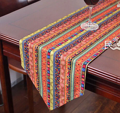 

#272 Thailand colorful printed table dinner runner mat ornament 30*180cm reverse free shipping wholesale