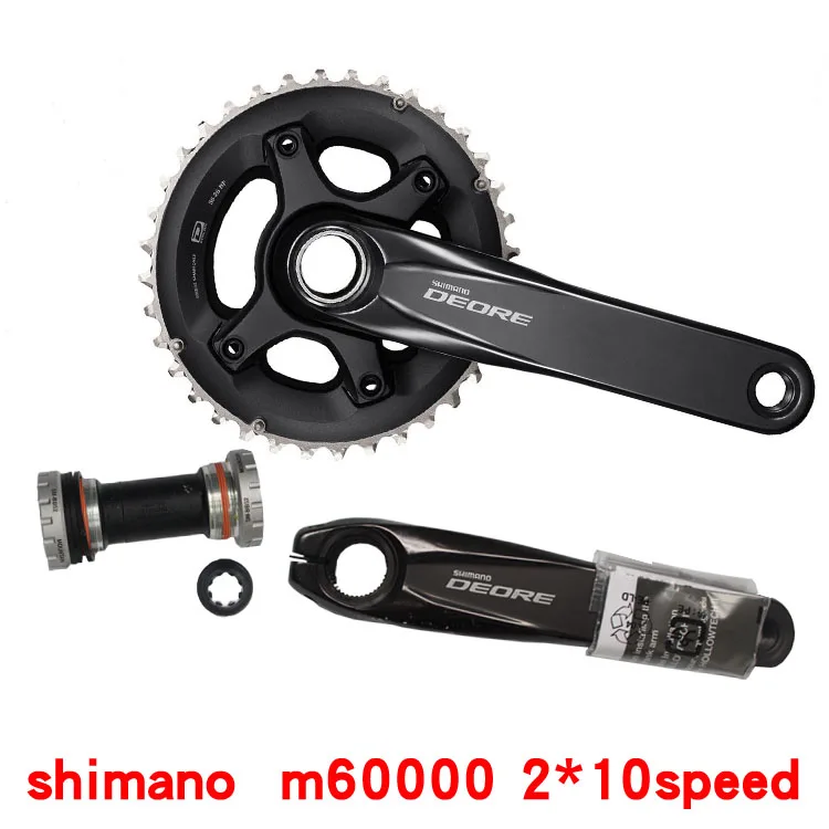 Новинка 2017 года! Велосипед Shimano DEORE M6000 2x10 скоростей MTB 38x28 T 170 мм центральный