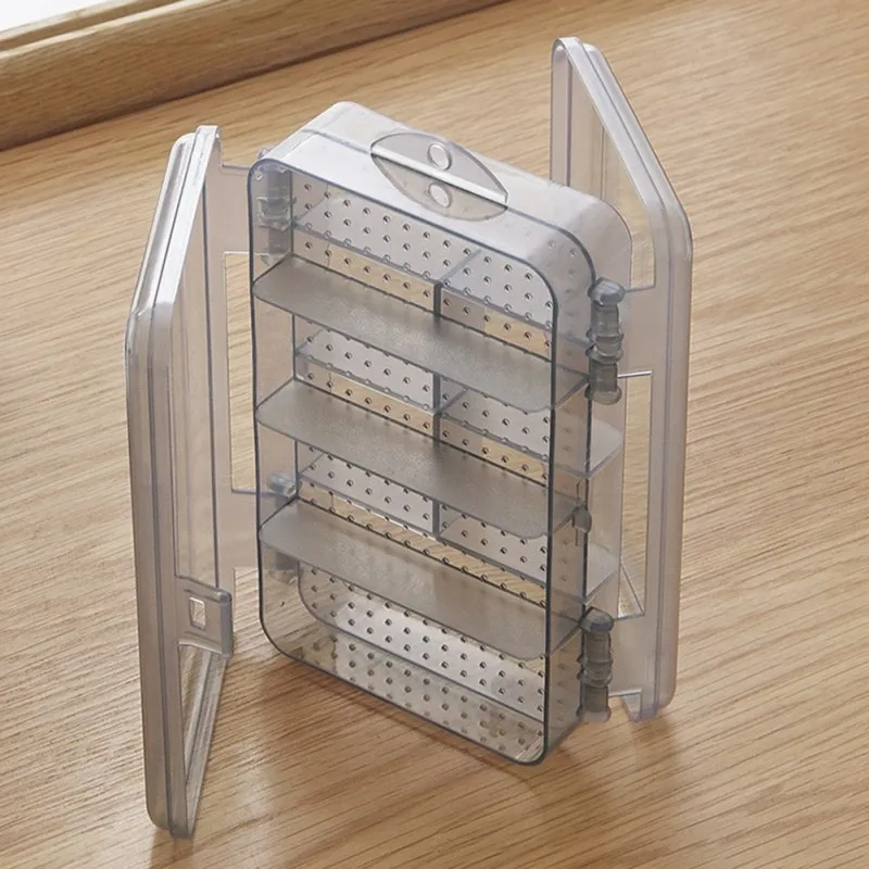 10 Grids Empty Storage Case Double Layers Jewelry Box Craft Makeup Cosmetic Accessory Beads Pills Organizer Plastic | Дом и сад