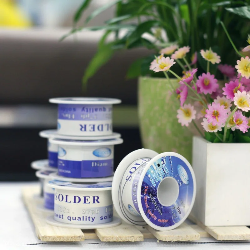 Сварная линия Оловянно-свинцовый припой с канифольным ядром 0 4 мм 5 6 8 1 флюс