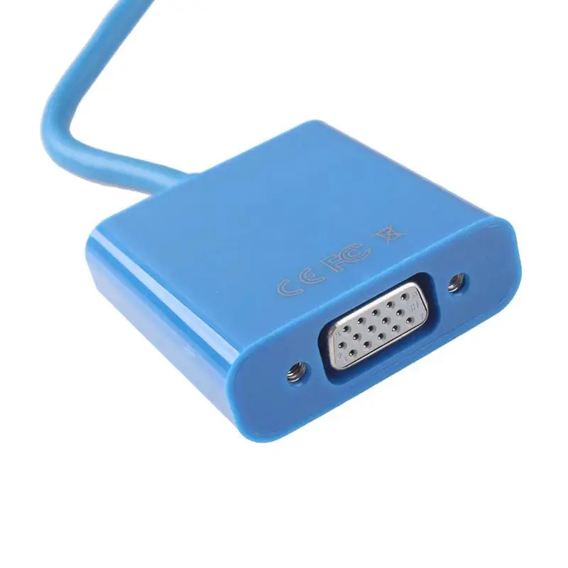 Высококачественный USB 3 0 на VGA Мульти дисплей адаптер конвертер внешняя