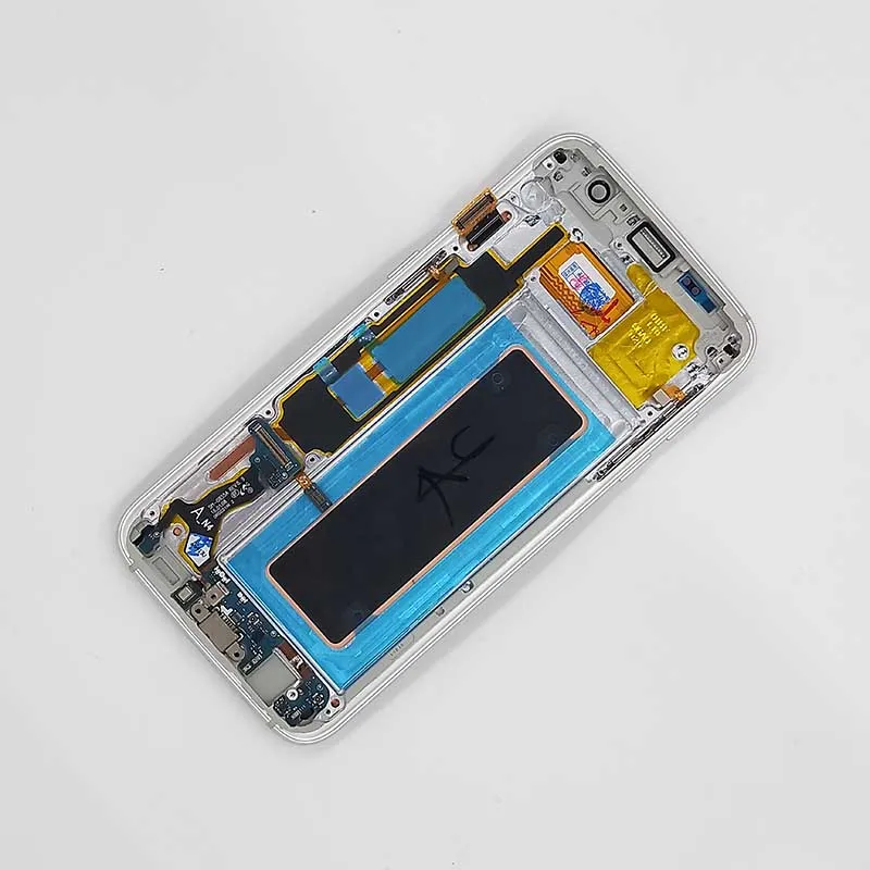 Супер OLED 5 &quotдля SAMSUNG GALAXY S7 Edge S7edge G935 G935F G935FD ЖК дисплей с рамкой сенсорный экран