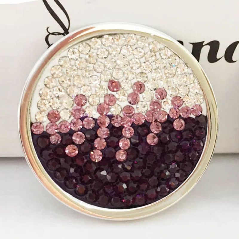 Новый дизайн роскошная монета 33 мм с кристаллом подходит для 35 монет держатель