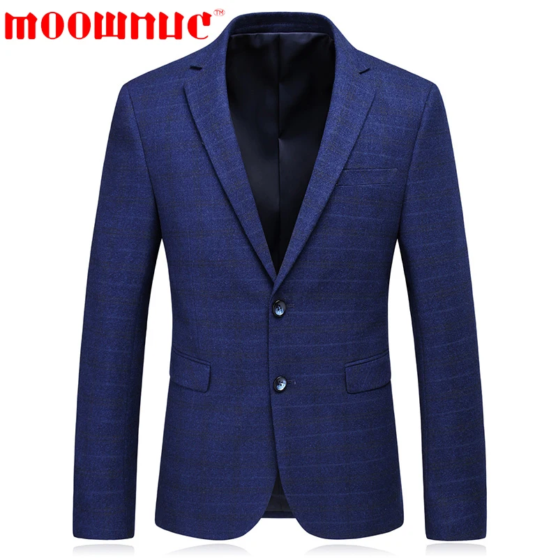 Мужской костюм для досуга синяя рабочая одежда повседневный деловой высокого