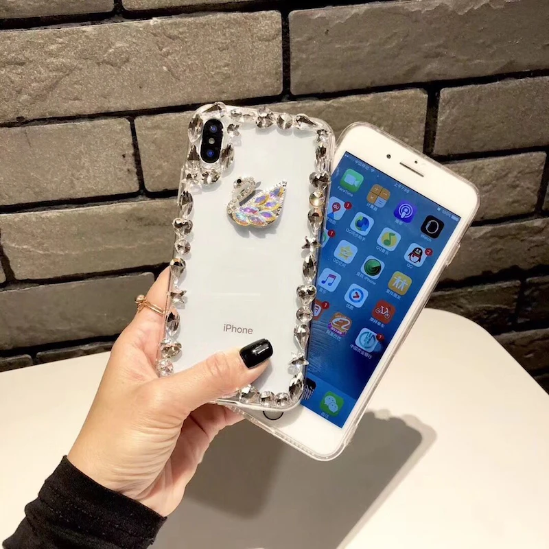 Для huawei P8 P9 P10 P20 Lite плюс 2017 Коврики 7 8 9 10 Pro DIY ясно разноцветными стразами край diamond