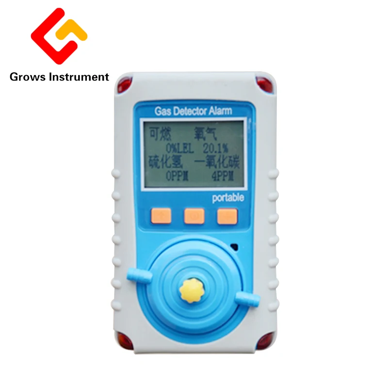 

KP826 Portable Multi Gas Monitor Handheld Gas Detector Use For Oxygen O2 Hydrothion H2s Carbon Monoxide Co Combustible Gas