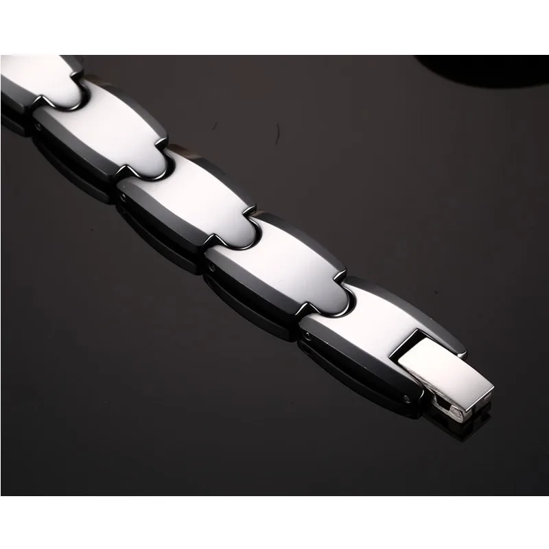 Браслет-цепочка из вольфрама для мужчин магнитный браслет гематита здоровья