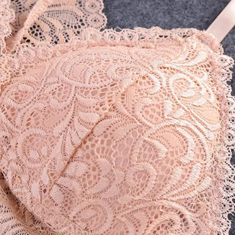 Сексуальные кружевные бюстгальтеры для женщин, отжимать Bralette, y-образный бюстгальтер на бретельках, женское нижнее белье большого размера, нижнее белье, модный бюстгальтер, бикини без косточек