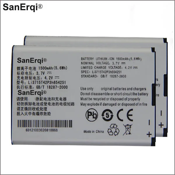 Аккумулятор LI3715T42P3H654251 1500 мАч для ZTE U790 V790 N790 N790S U805 U232 U230 U230 U215 U700 U600 R750 AC30