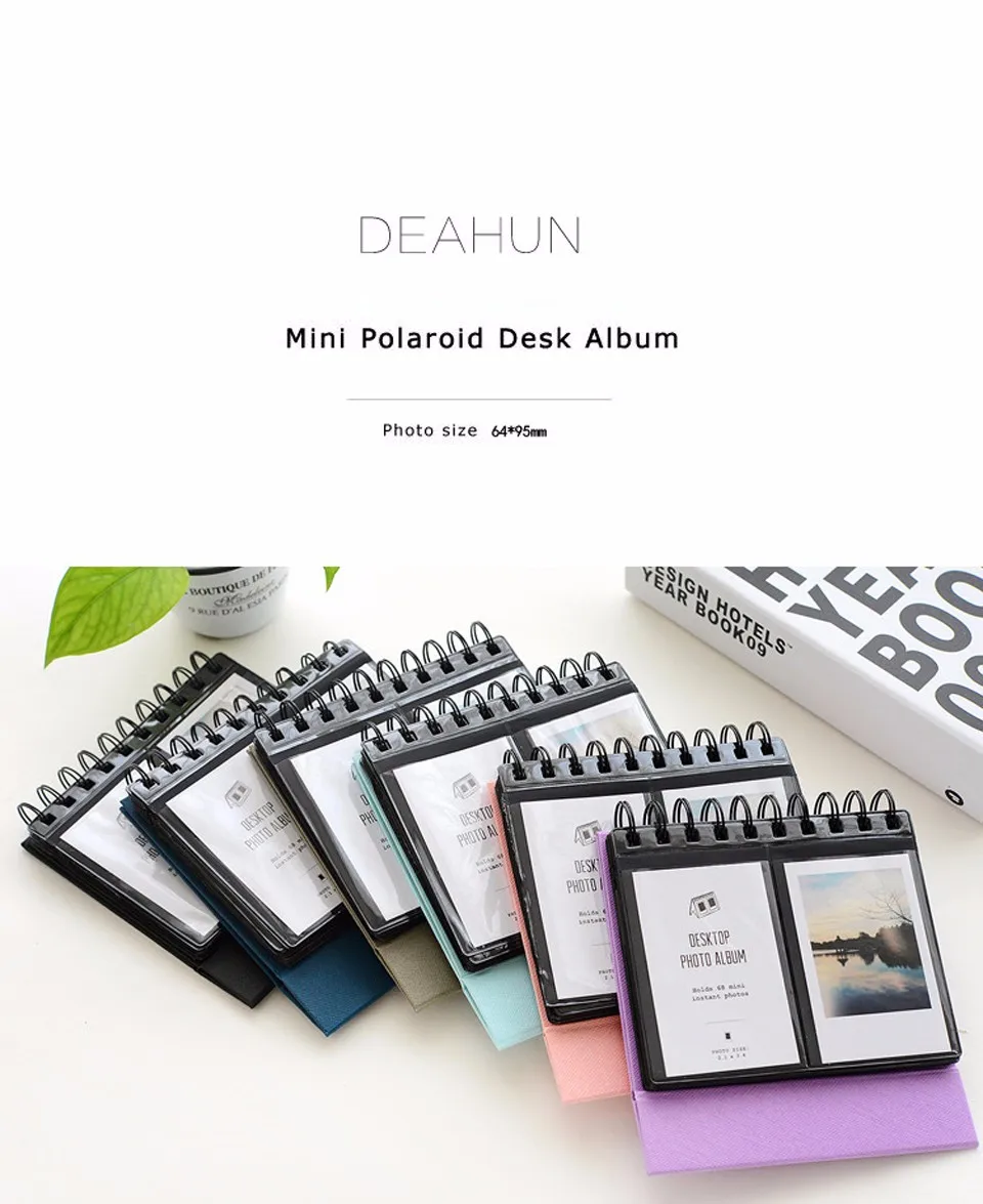 68 карманов мини мгновенная фотобумага календарь Альбом DIY фото лист Fujifilm Instax Mini пленка 8 7s 25 50s 90 камера аксессуары