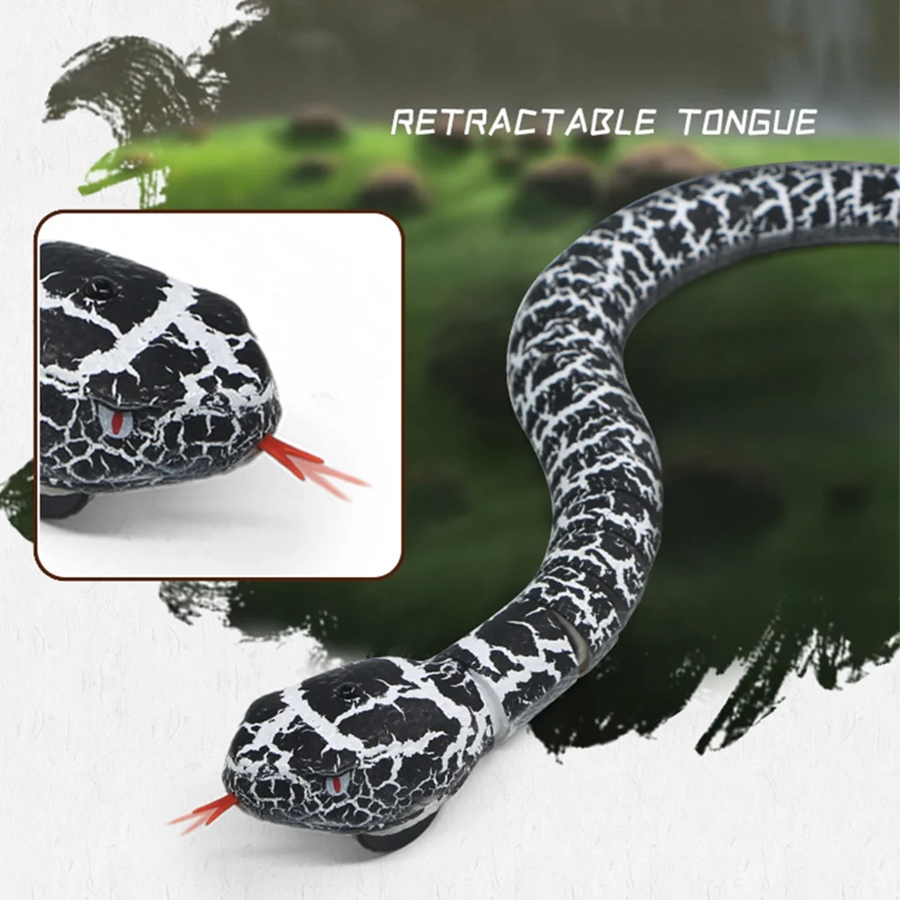 Realistic RC Rattlesnake Toys Chargeable Remote Control Egg Animal Trick Terrifying Mischief Funny Novelty Gift For Kids |