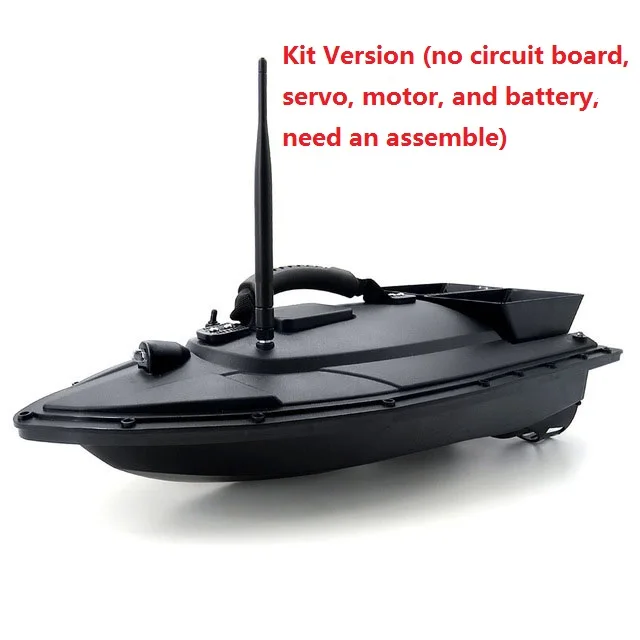 Kit Black Flytec 2011-5 2011-15A RC лодки дистанционное управление игрушка рыболокатор рыбные приманки для рыбалки на лодке лодка RC корабль катер RC игрушки рождественские подарки - Цвет: Kit Black