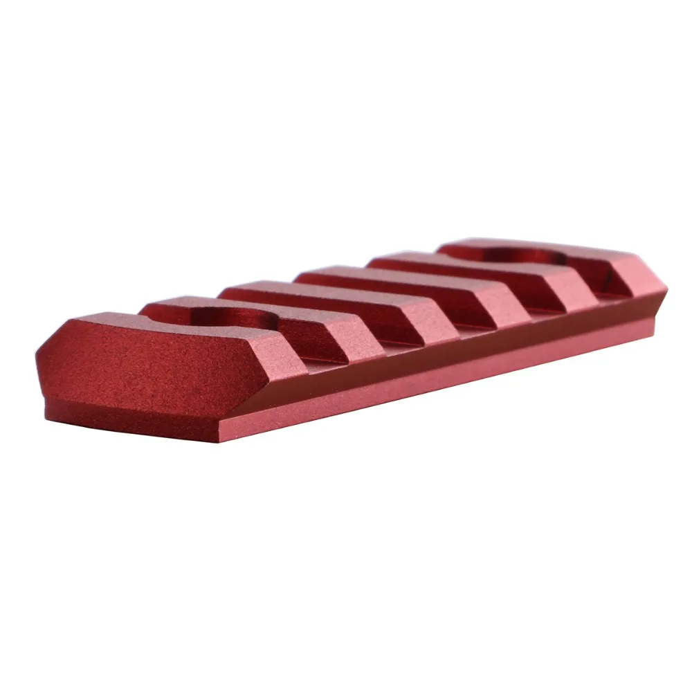 TuFok Mlok Picatinny Weaver Rail Adapter низкий профиль M-lok 5 слотов рельсовый профиль ультра тонкий круглое Крепление Пикатинни рейку База
