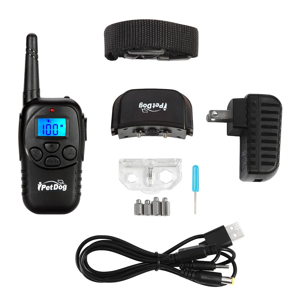 ITrainer электрический ошейник с вибрировать звуковой сигнал Обучение Собаки