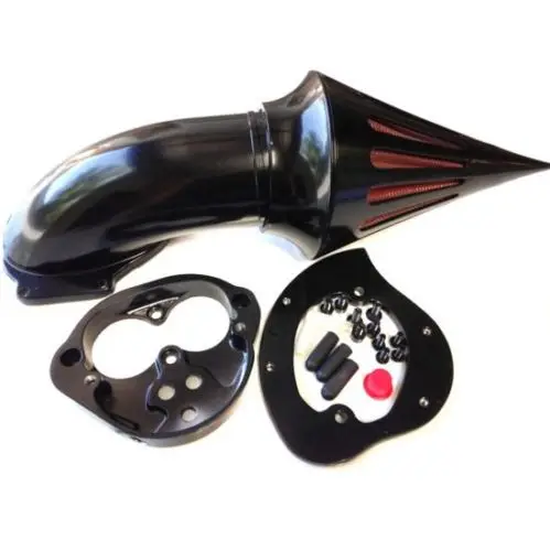 Мотоцикл черный шип воздухоочиститель наборы Впускной фильтр для Kawasaki Vulcan 1500 1600