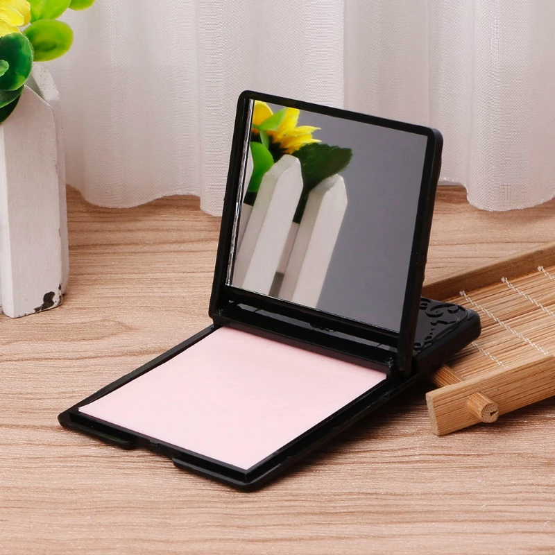 Hollow Outside Portable Mini Pocket Makeup Mirrors Double Folded-Side Vintage | Красота и здоровье