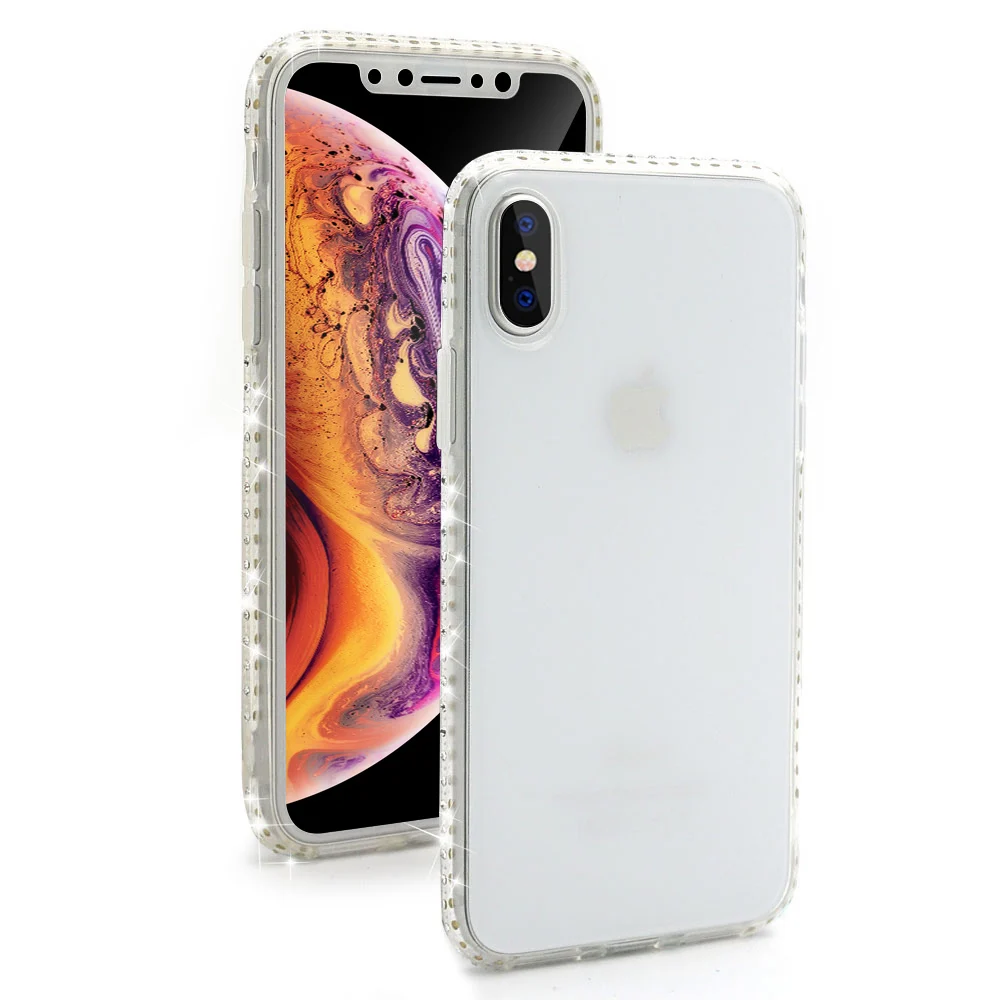 Ascromy для iPhone XS Max чехол Блестящий Роскошный прозрачный силиконовый милый XR X S 8 Plus 7