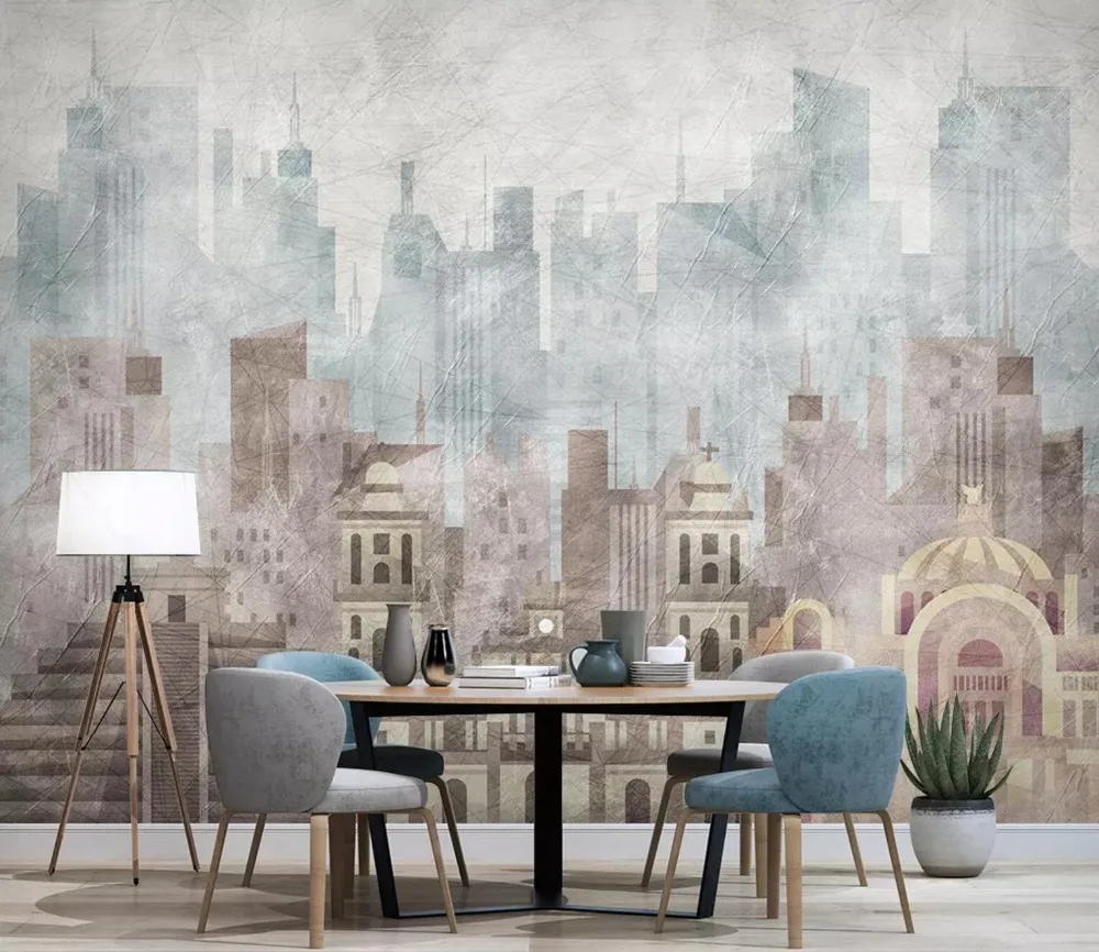 

[Self-Adhesive] 3D City Landscape Painting 22 Wall Paper mural Wall Print Decal Wall Murals