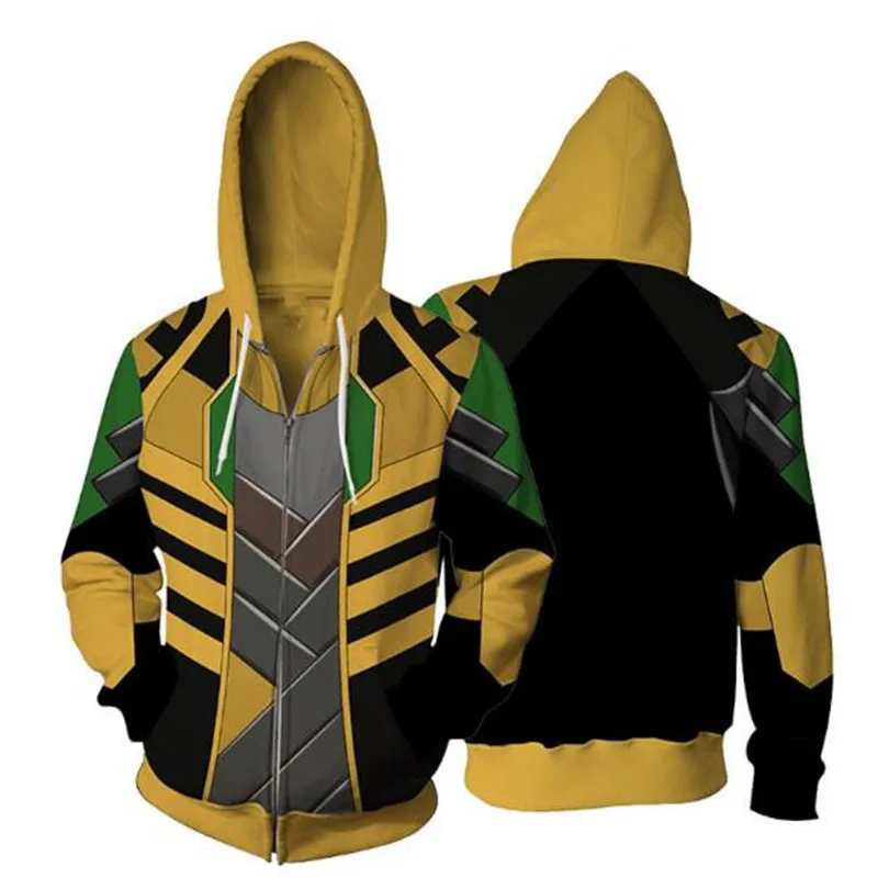Толстовка Marvel Loki Laufeyson Loki на молнии, Толстовка для косплея, свитер для мужчин и женщин, одежда в стиле аниме, новинка
