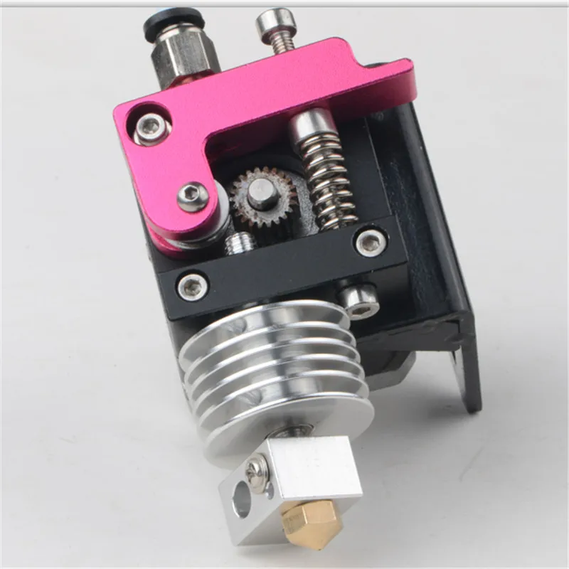 Reprap 3d принтер MK10 экструдер полный комплект Nema 17 шаговый двигатель для 1,75 мм прямой металлический экструдер