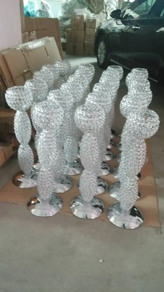 70 см Высокая мода и роскошь свадебное Хрустальное орнаментальное украшение в