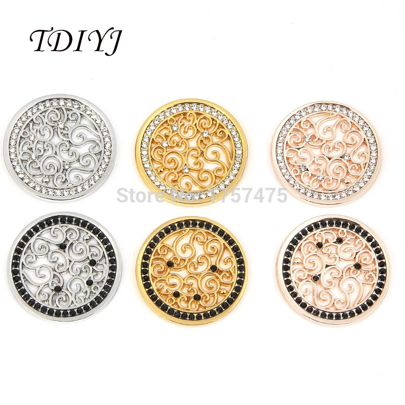TDIYJ новая моя монета 33 мм сплав винтажные локоны Кристалл Монета диск для рамки