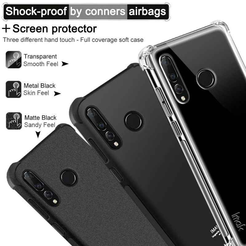 Силиконовый чехол Imak с подушками безопасности для huawei Honor 10i 10 20 pro Противоударная
