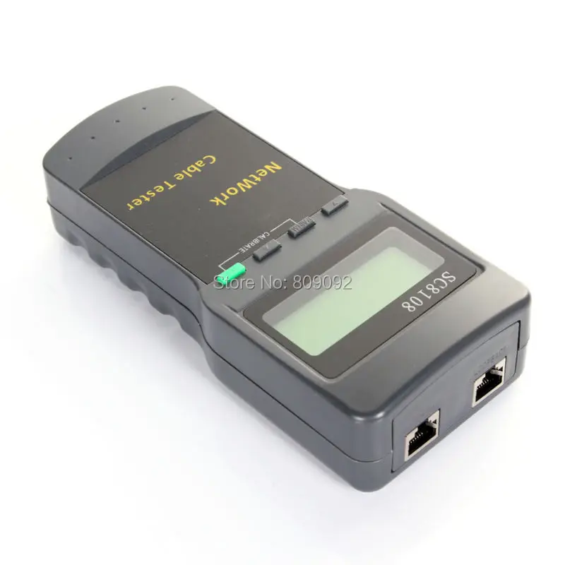 Беспроводной портативный тестер SC8108 с ЖК-дисплеем измеритель сетевого кабеля RJ45