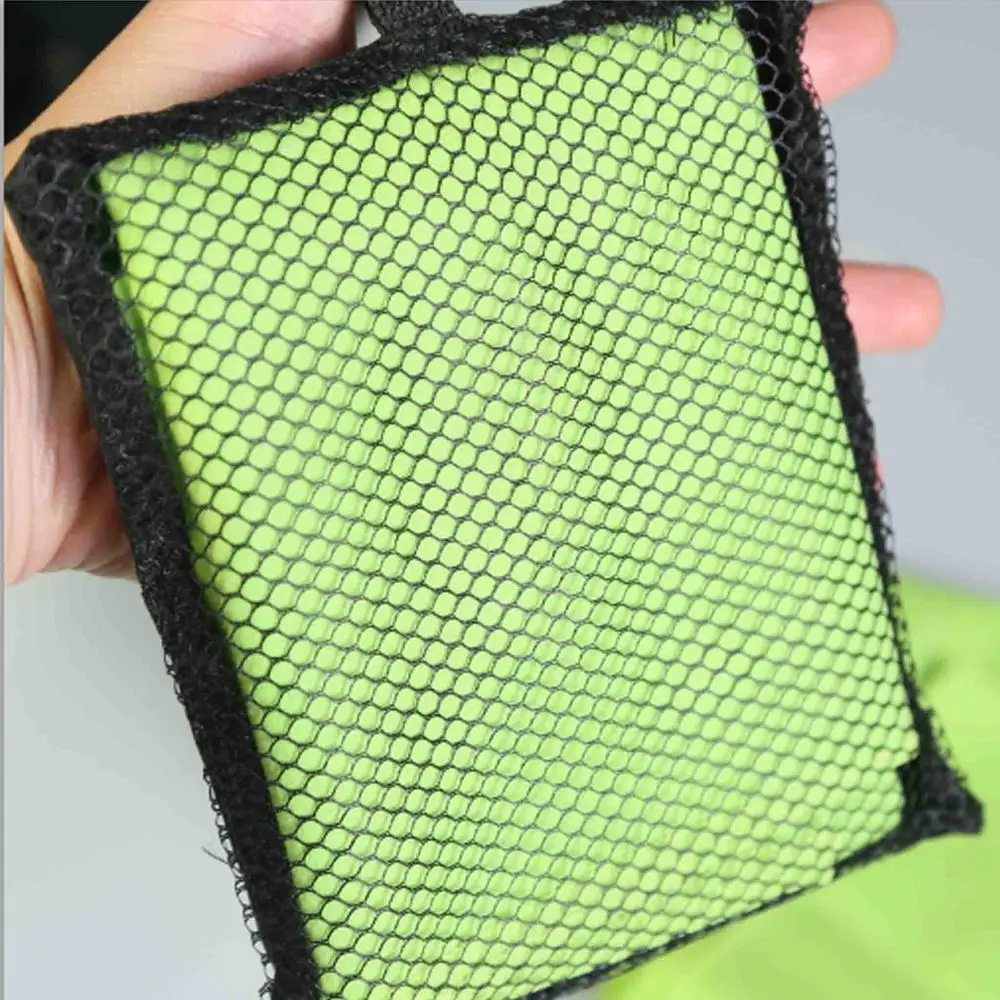 Green 40x75cm Спортивное Полотенце из микрофибры 40x75 см, ткань для бега и путешествий с сумкой toalha de esportes Camping swim Gym, мочалка, 5 цветов, 1 шт./лот - Цвет: Green 40x75cm