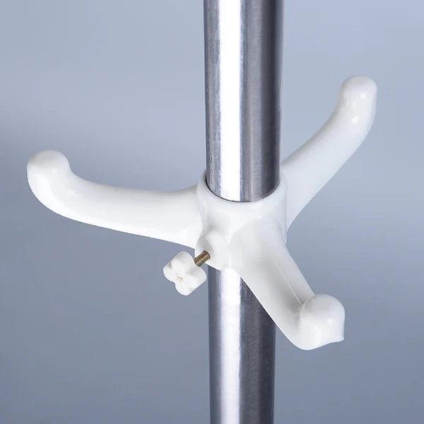 Triangle hook Вешалка Одежда Шарф Шляпа Крючки Полка Потолок к полу Держатель Стойка для одежды регулируемый Рост Нержавеющая сталь DQ0777-B - Цвет: Triangle hook