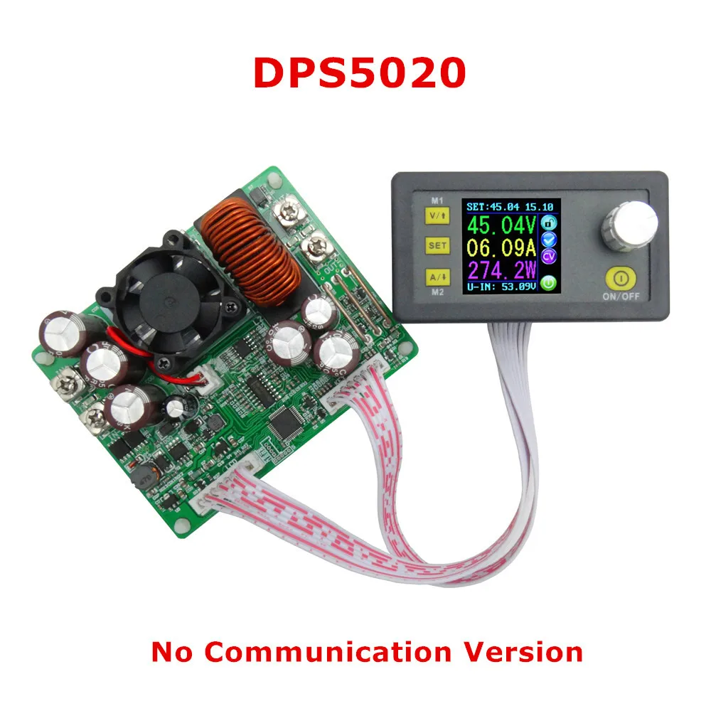 ALLSOME DPS5020 50 в 20A постоянный преобразователь напряжения и тока ЖК-вольтметр понижающий связь цифровой источник питания
