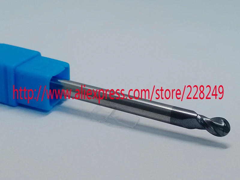 

1 шт. R3 * 12 * D6 * 100L-HRC55 вольфрамовые твердосплавные концевые фрезы с шариковым наконечником, Фрезы с ЧПУ