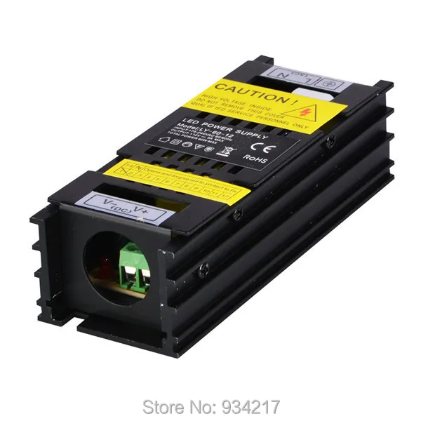60W 12V 5A Маленький 2017 Новое прибытие ac dc 12v 220V блок питания 24в Один выход Для