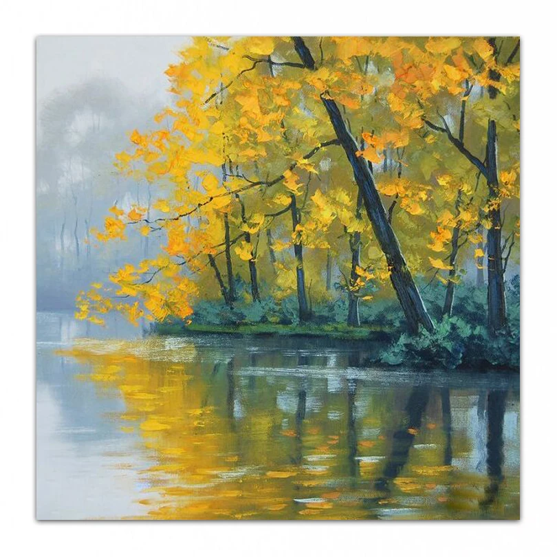 DONGMEI OIL PAINTING hand painted oil painting Home decor landscape pictures art painting Provide customized service DM18095