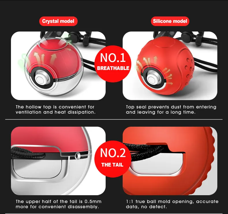 Силиконовый защитный чехол для Poke Ball, мягкий чехол, чехол для Pokeball Plus, защита контроллера для kingd Switch NS для nintendo