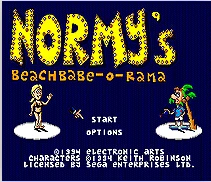 Игровая приставка Normy's Beach Baby O Rama 16 бит MD для битной игровой консоли Sega MegaDrive Genesis|
