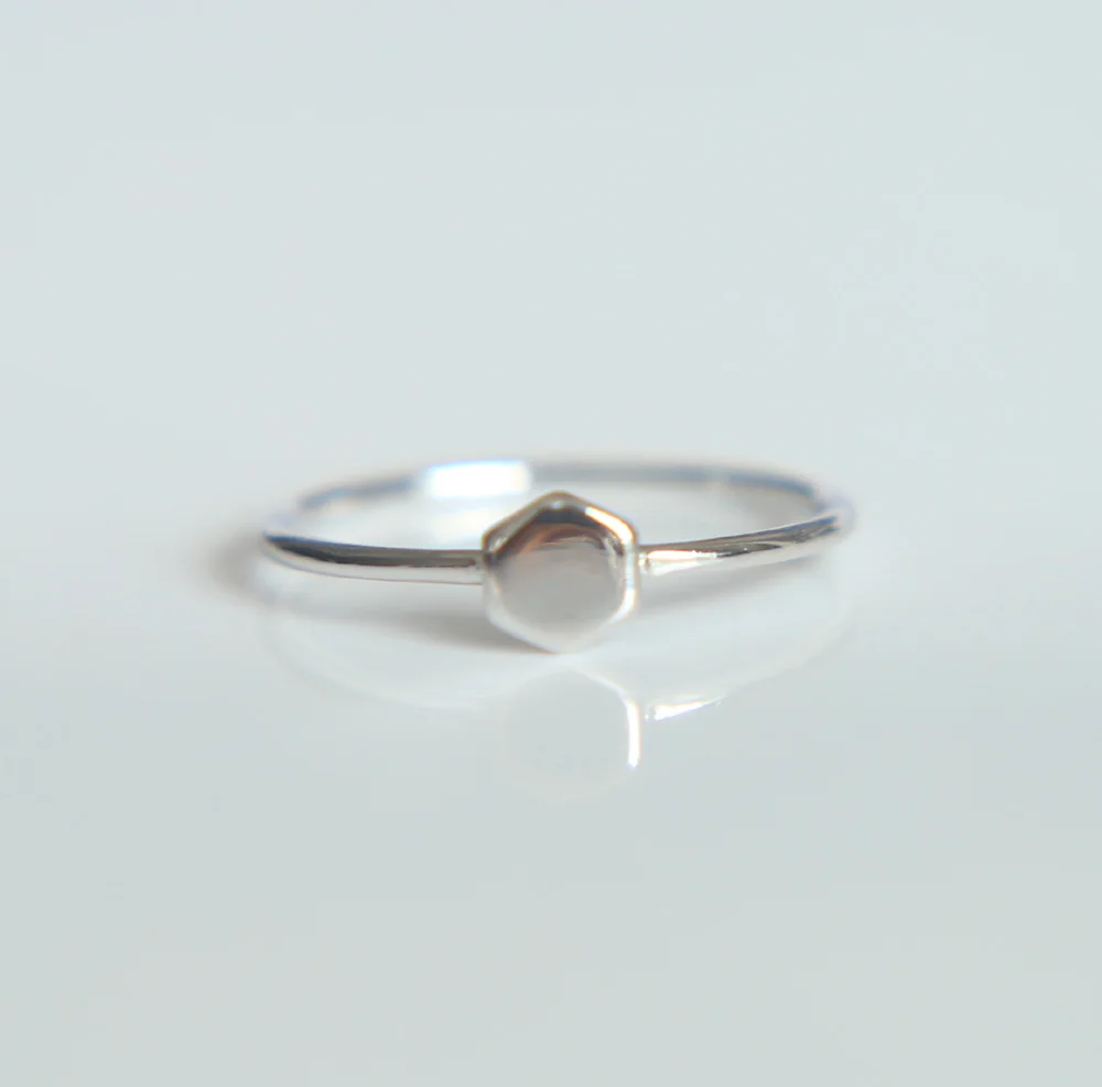 

authentic 925 sterling silver simple ring for girl women