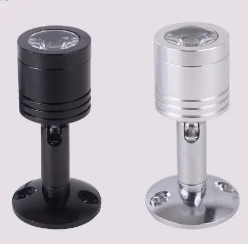 1 W DC 12 V Светодиодный свет шкафа полки витрина шкаф светильник для шкафа Ночная кухонные лампы Гибкая 360 регулируемый