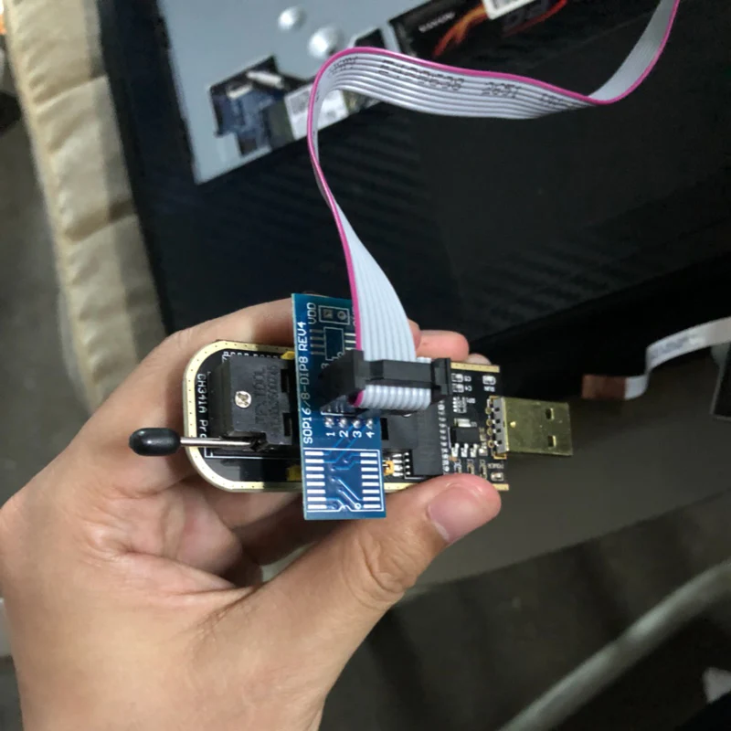 CH341A CH341 24 25 серия EEPROM флэш-память биос USB программатор с программным обеспечением и Драйвером