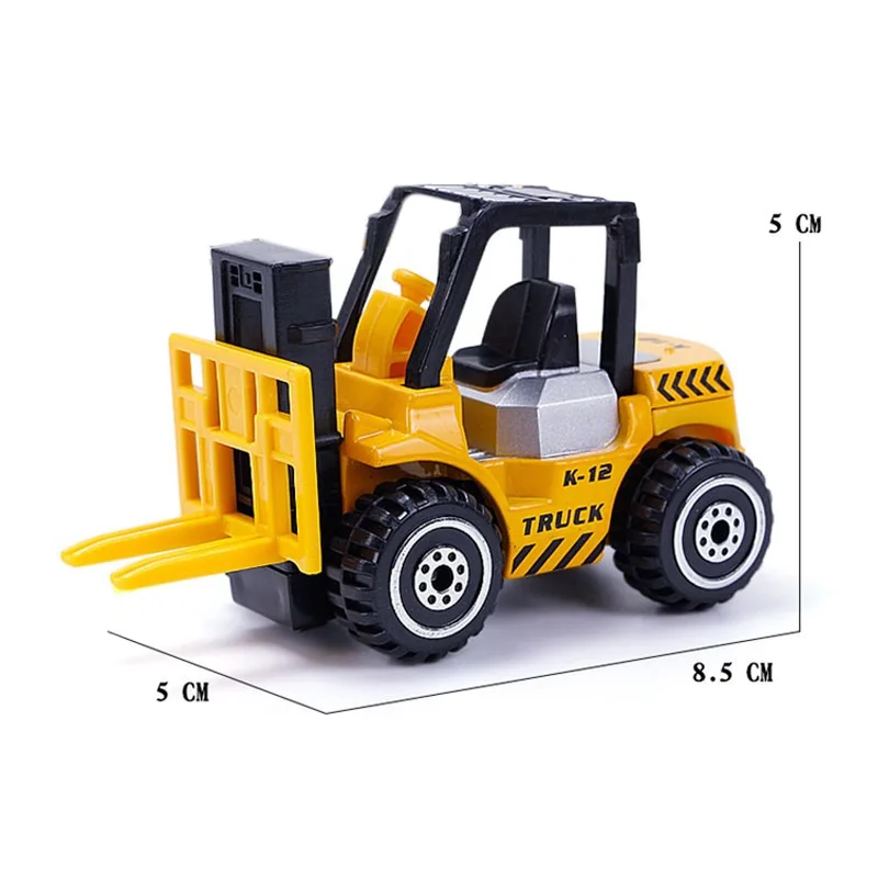 Миниатюрная модель инженерного автомобиля из сплава игрушечного экскаватор для