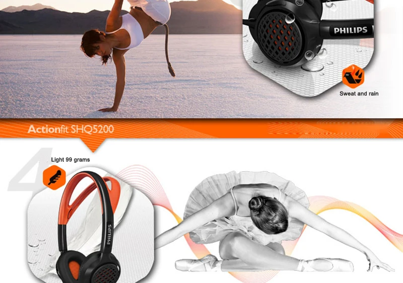 Спортивные Музыкальные Наушники Philips SHQ5200 с разъемом 3,5 мм, Бас-гарнитура для Xiaomi, MP3, официальная проверка, Hua Wei, с бесплатным подарком