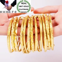 omhxfc wholesale european fashion woman girl party wedding gift stars lines fish lotus angel 18kt gold bangles bracelets be59