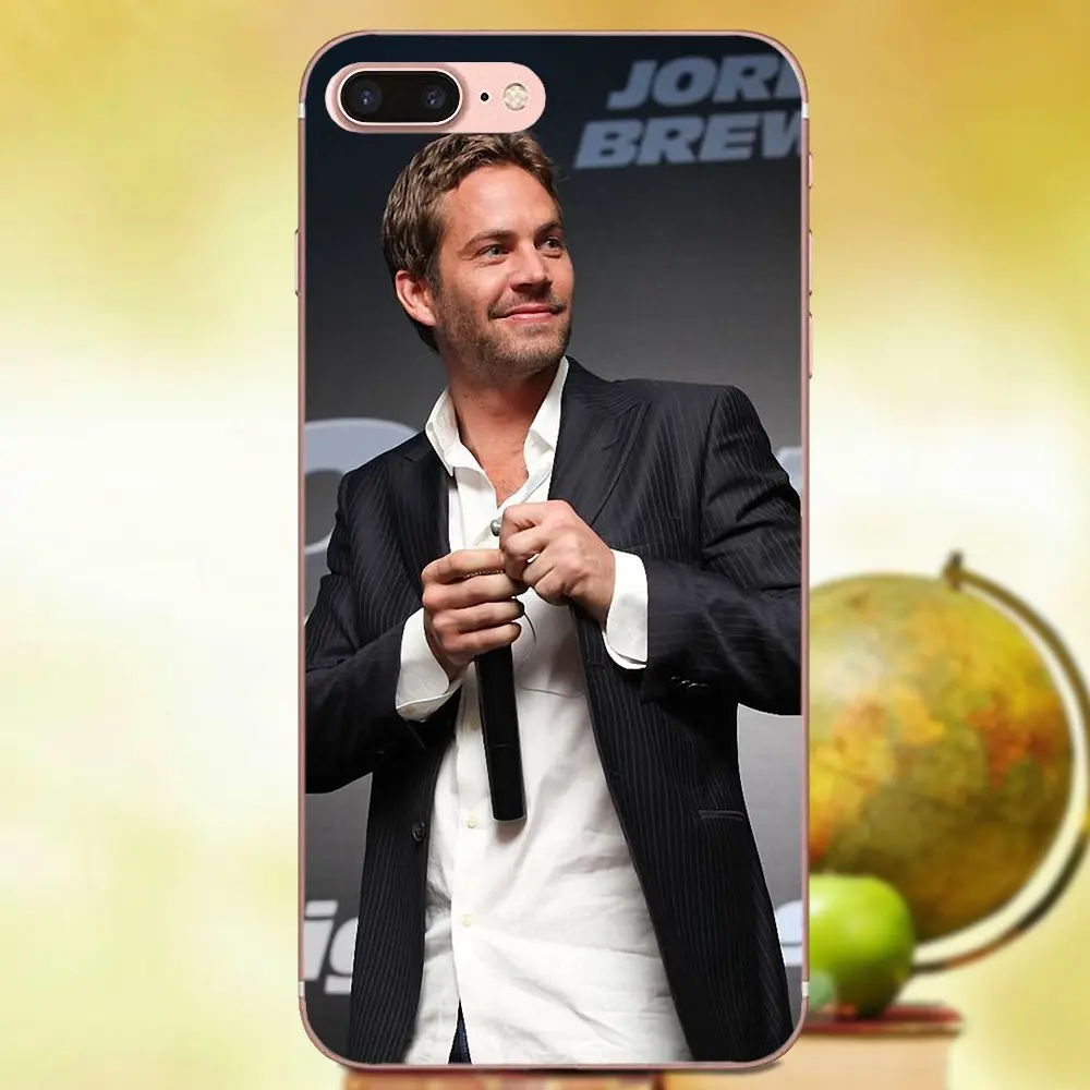 Быстрый и яростный 7 Paul Walker для Apple iPhone X XS Max XR 4 4S 5 5C 5S SE 6 6S 8 Plus Мягкий ТПУ чехол