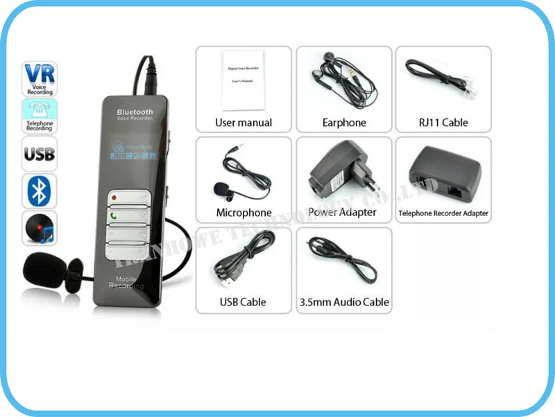 Hnsat Новый 4/8/16 Гб Профессиональный Беспроводной Bluetooth USB голос Регистраторы с MP3