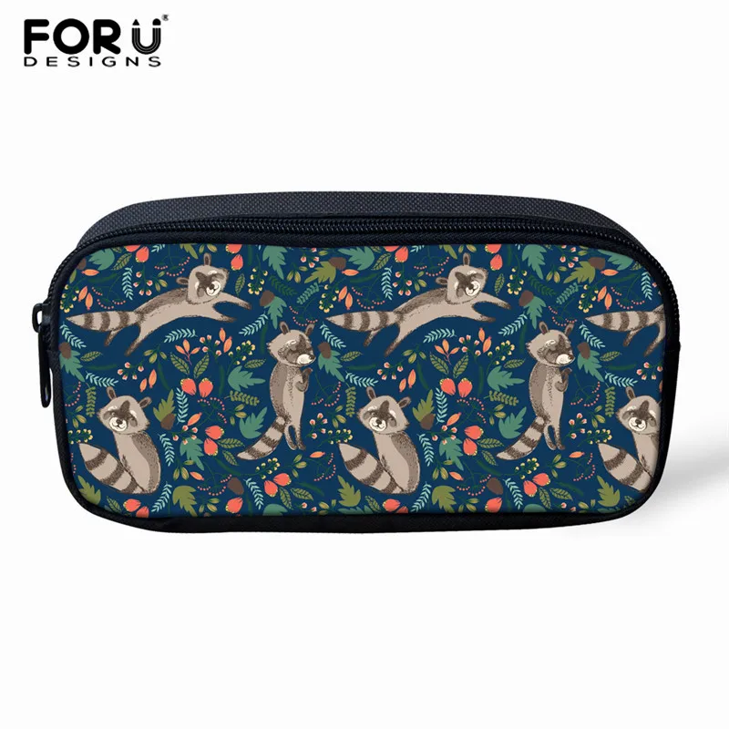 L5275K FORUDESIGNS/комплект школьной сумки с милым принтом енотов; сумки для книг для девочек; школьные сумки для учеников начальной школы; детская сумка; чехол-карандаш - Цвет: L5275K