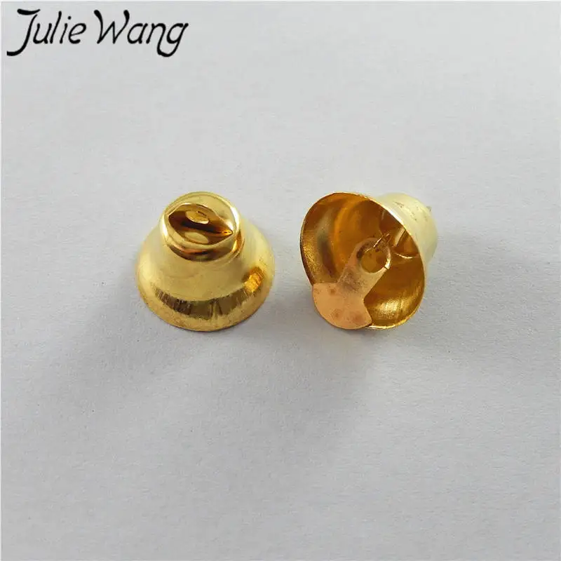 Julie Wang 50 шт. металлический сплав маленькие колокольчики подвески для ожерелья