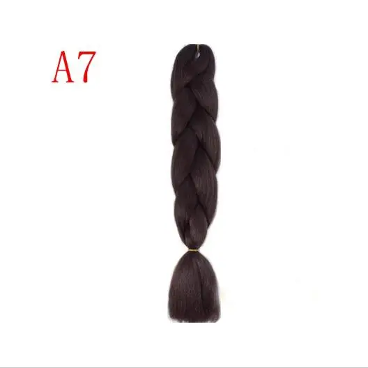P27/613 LISI HAIR Jumbo Braids Ombre long Synthetic Braiding Hair Blonde Pink Blue Grey multiple colour 100g 24 inches - Цвет: P27/613