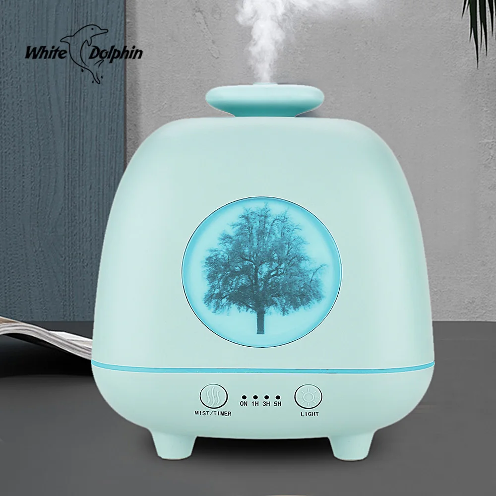 

White Dolphin Air Humidifier Essential Oil Diffuser Aromatherapy Air Vaporizer 230ML Ultrasonic Mist Maker Fogger Humidifier