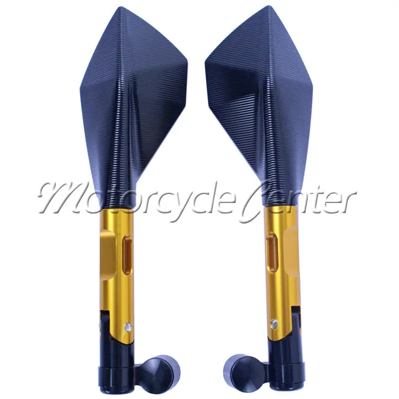 Универсальные Длинные и Короткие мотоциклетные CNC Алюминиевые боковые зеркала